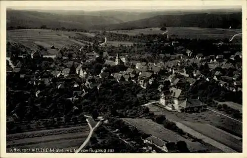 Ak Welzheim in Württemberg, Fliegeraufnahme