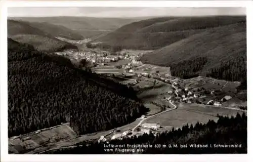 Ak Enzklösterle im Schwarzwald, Fliegeraufnahme