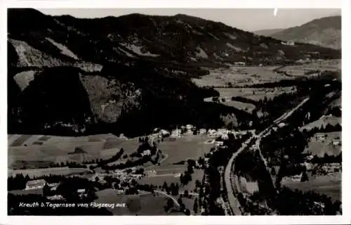 Ak Kreuth am Tegernsee Oberbayern, Fliegeraufnahme