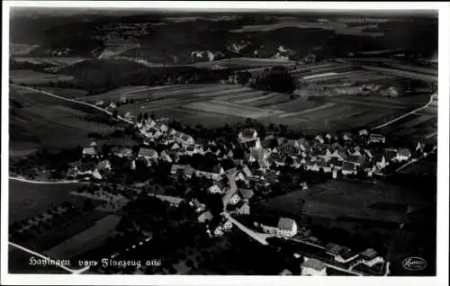 Ak Hayingen auf der Schwäbischen Alb, Fliegeraufnahme