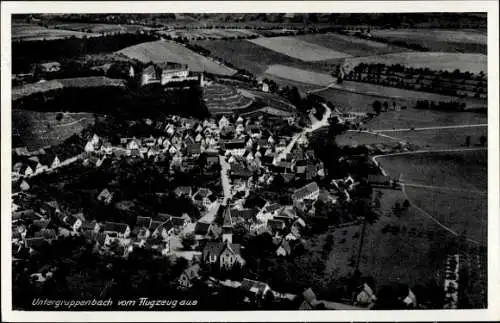 Ak Untergruppenbach in Württemberg, Fliegeraufnahme