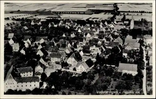 Ak Vollmaringen Nagold im Schwarzwald, Fliegeraufnahme