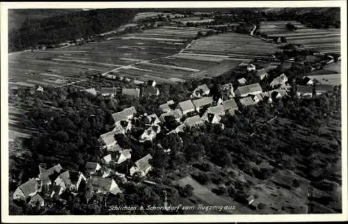 Ak Schlichten Schorndorf in Württemberg, Fliegeraufnahme