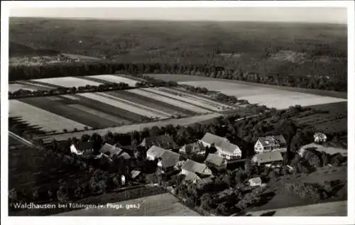 Ak Waldhausen Tübingen am Neckar, Fliegeraufnahme