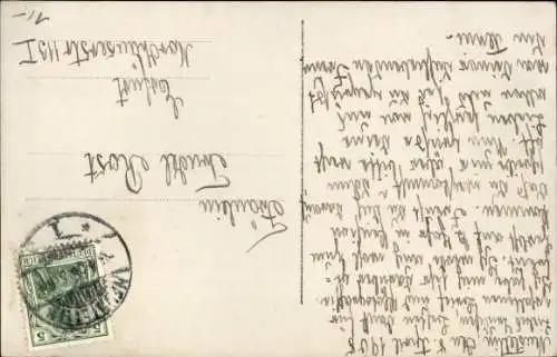 Ak Opernsängerin Edith Whitney, Portrait, Blumen im Haar