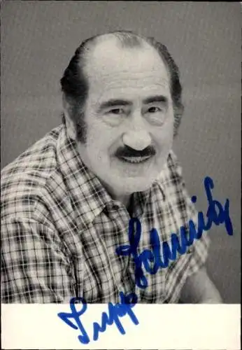 Ak Sänger Jupp Schmitz, Portrait, Autogramm