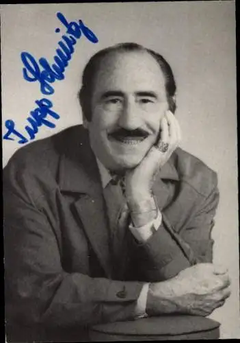 Ak Sänger Jupp Schmitz, Portrait, Autogramm