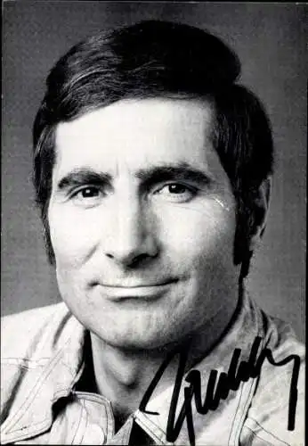 Ak Sänger und Schauspieler Freddy Quinn, Portrait, Autogramm