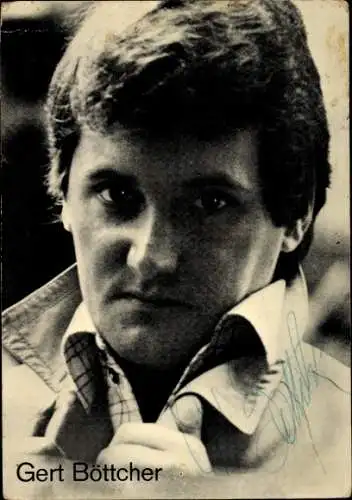 Ak Sänger Gert Böttcher, Schallplatte, Portrait, Autogramm