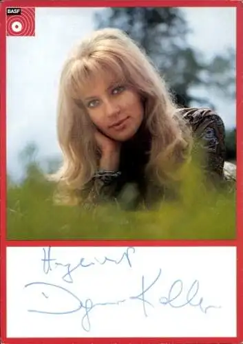 Ak Sängerin Dagmar Koller, Portrait, Autogramm
