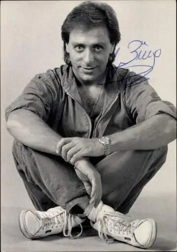 Ak Sänger Bino, Portrait, Autogramm