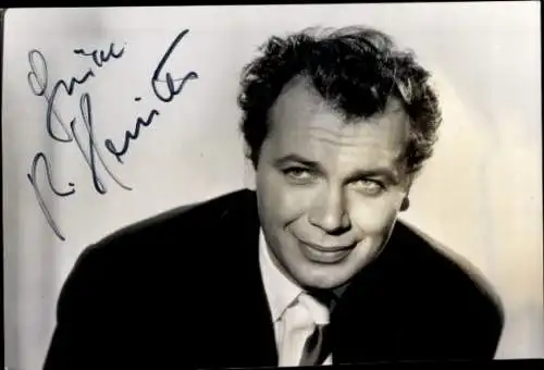 Ak Schauspieler Kurt Heintel, Portrait, Autogramm