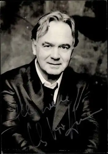 Ak Schauspieler Klaus Hoffmann, Portrait, Autogramm