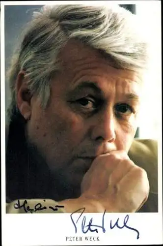 Ak Schauspieler Peter Weck, Portrait, Autogramm