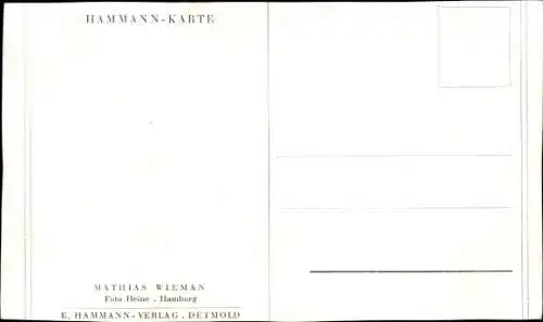 Ak Schauspieler Mathias Wieman, Portrait, Zigarette, Autogramm