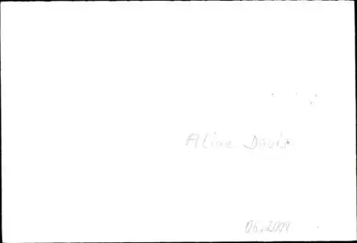 Ak Schauspielerin Aline Davis, Portrait, Autogramm