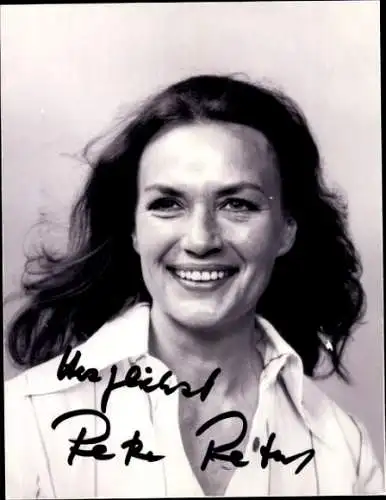 Ak Schauspielerin Petra Peters-Lieven, Portrait, Autogramm