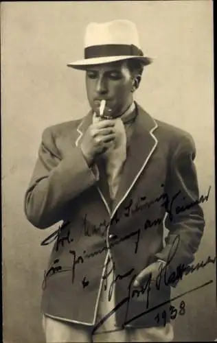 Ak Schauspieler, Portrait 1938, Autogramm