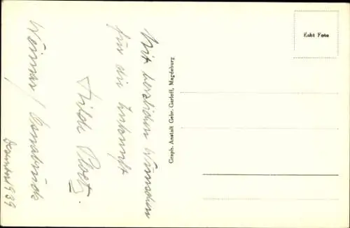 Ak Schauspielerin Hilde Ploetz, Portrait, Autogramm 1939