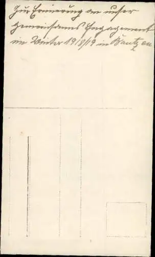 Ak Schauspielerin Hildegard Gebertz, Portrait, Autogramm 1918/19