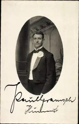 Ak Schauspieler, Portrait, Autogramm