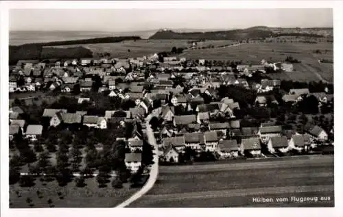 Ak Hülben in der Schwäbischen Alb, Fliegeraufnahme