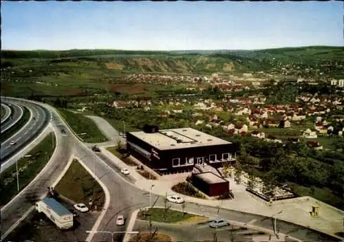 Ak Würzburg am Main Unterfranken, Bundesautobahn-Rasthaus