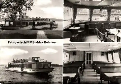 Ak Bad Saarow Pieskow Kreis Oder Spree, Fahrgastschiff MS Max Behnke, Walter Kranewitz