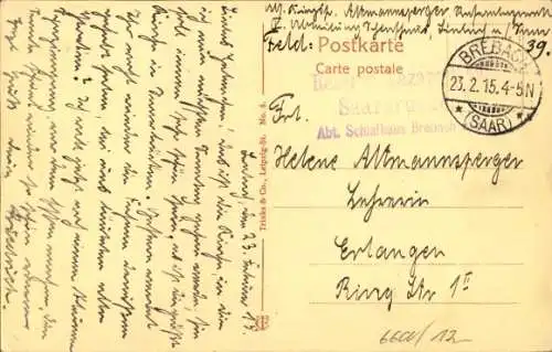 Ak Saarbrücken, Ludwigsplatz, Ludwigskirche