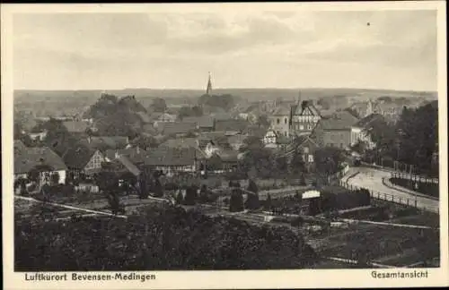 Ak Medingen Bad Bevensen, Blick auf die Stadt, Gesamtansicht