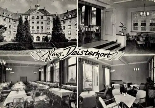 Ak Bad Münder am Deister, Haus Deisterhort, Gesamtansicht, Speisesaal, Aufenthaltsraum