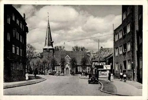 Ak Hamburg Bergedorf Bergedorf, Pfarrkirche St. Peter u. Paul, 1950