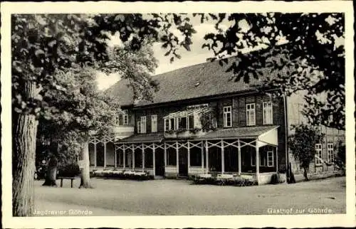 Ak Göhrde in Niedersachsen, Jagdrevier, Gasthof