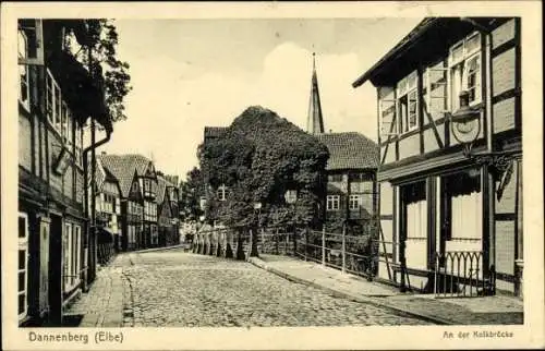 Ak Dannenberg an der Elbe, An der Kolkbrücke