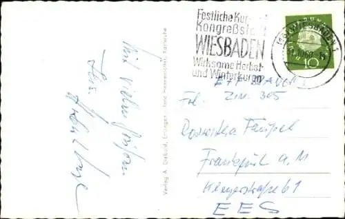 Ak Ettlingen in Baden, Albpartie