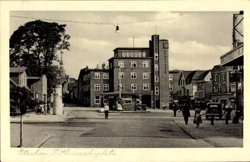 Ak Itzehoe in Schleswig Holstein, Dithmarscherplatz, Sparkasse