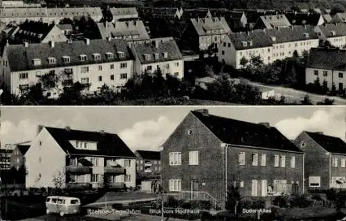 Ak Tegelhörn Itzehoe in Holstein, Blick vom Hochhaus, Suder-Allee