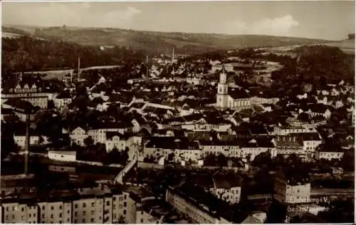 Ak Elsterberg im Vogtland, Panorama