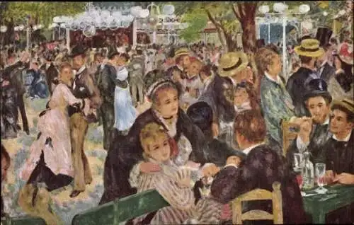 Künstler Ak Renoir, A., Paris XVIII. Arrondissement Buttes-Montmartre, Le Moulin de la Galette