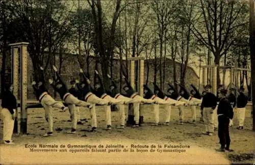 Ak Joinville le Pont Val de Marne, Gymnastique, Mouvements aux appareils