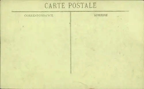 Ak Paris, Crue de la Seine, Pont de la Concorde, 1910