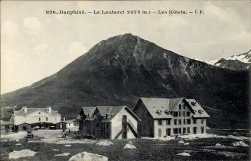 Ak Dauphiné Hautes Alpes, Le Lautaret, Les Hôtels, Berghotels