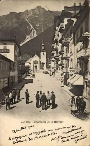 Ak Chamoix Haute Savoie, vue générale et le Brévent