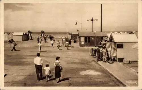 Ak Cayeux sur Mer Somme, l'Esplanade