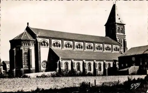 Ak Cayeux sur Mer Somme, Kirche