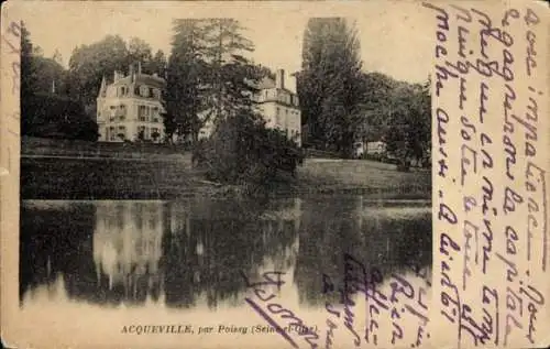 Ak Acqueville Yvelines, Schloss