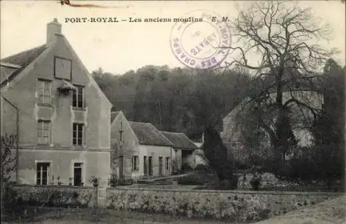 Ak Magny les Hameaux Yvelines, Abtei Port-Royal des Champs, die alten Mühlen