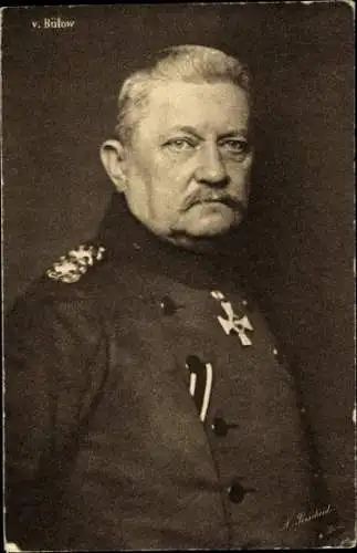 Ak Generaloberst von Bülow, Portrait, Wohlfahrtskarte