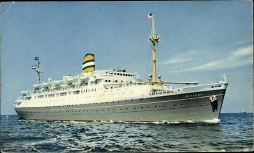 Ak Dampfschiff SS Maasdam, Holland America Line