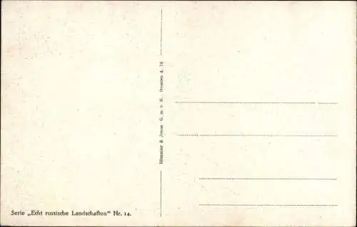 Künstler Ak Landschaft in Russland
